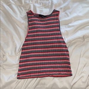 stripped crop top